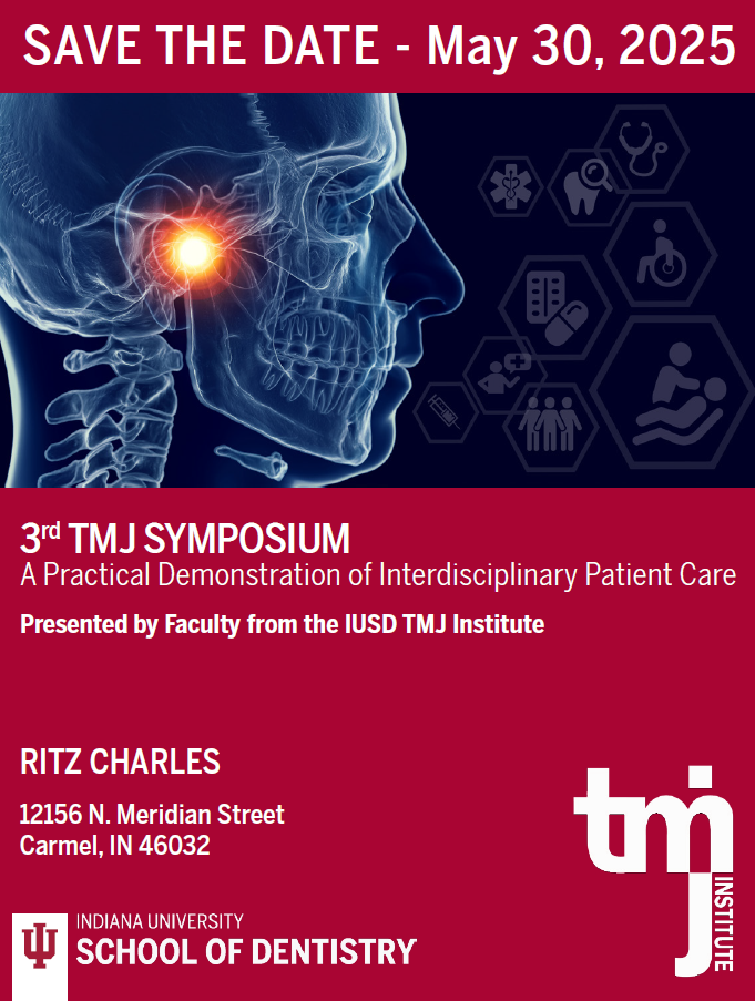 TMJ Symposium save the date flyer